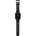 WS-SHOKKUBLK45 SKINARMA スキンアマ Apple Watch 45/44/42mm 用バンド SHOKKU 防水 長さ調節可能 ブラック MSソリューションズ