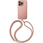 24IP63-CREMBPNK Coehl コーエル iPhone 16 Pro 軽量ソフトタイプケース CREME 耐衝撃 取り外し可能ロープストラップ付 バレエピンク MSソリューションズ