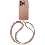 24IP69-MUSMDNUD Coehl コーエル iPhone 16 Pro Max レザーレット製ケース MUSE 耐衝撃 取り外し可能ロープストラップ付 ダスティヌード MSソリューションズ