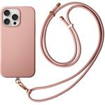 24IP69-CREMBPNK Coehl コーエル iPhone 16 Pro Max 軽量ソフトタイプケース CREME 耐衝撃 取り外し可能ロープストラップ付 バレエピンク MSソリューションズ