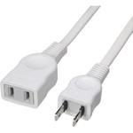 延長ケーブル 延長コード 電源タップ 1個口 スイッチなし 熱に強い ELPA