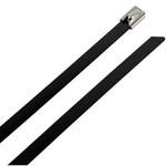224-2230 RS PRO 結束バンド， 550mm x 12 mm， 黒， 316 ステンレス鋼 RS PRO