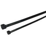 224-3153 RS PRO 結束バンド， 380mm x 7.6mm， 黒， ナイロン 66 RS PRO