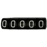 225-2158 RS PRO ケーブルマーカアクセサリー 黒地に白 なし RS PRO