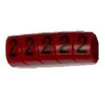 225-2160 RS PRO ケーブルマーカアクセサリー 赤地に黒 なし RS PRO