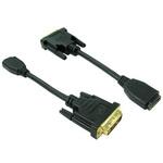 15CM DVI-D DUAL LINK (M) - HDMI (F) BLAC RS PRO