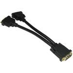 236-9110 0.2M BLACK DVI SPLITTER CABLE DVI-D M-2 RS PRO