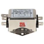 237-8678 RS PRO EMIフィルタ，電源ラインフィルタ，ノイズフィルタ 単相 6A シャーシーマウント RS PRO