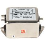 237-8718 RS PRO EMIフィルタ 単相 3A シャーシーマウント 0.47μF L1: 2*10 mH<BR/>l2: 160 uH*2 0.5 / 1.0 mA Two Stage 470kΩ RS PRO
