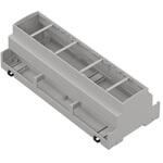 238-3980 RS PRO DINレールモジュールボックス ABS樹脂 RS PRO