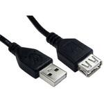 252-7115 RS PRO USB延長ケーブル， USB A → USB A RS PRO