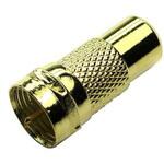 266-2221 RS PRO 同軸変換アダプタ F型 - RCA プラグ - ジャック RS PRO