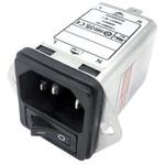 278-0342 RS PRO IECインレット 1極 シャーシマウント 6A 250 V ac RS PRO