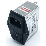 278-0352 RS PRO IECインレット 2ヒューズ 2極 シャーシマウント 4A 250 V ac RS PRO