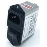 278-0354 RS PRO IECインレット 1ヒューズ 2極 シャーシマウント 4A 250 V ac RS PRO