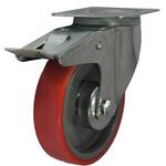 282-3646 125MM BRAKED 200KG PN PRESSED STEEL CAST RS PRO
