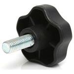 284-5359 つまみノブ RS PRO マルチローブ， M10 x 25 黒 RS PRO