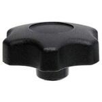 284-5371 つまみノブ RS PRO マルチローブ， M6 黒 RS PRO