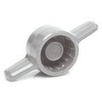 284-5522 つまみノブ RS PRO 蝶ネジ， M6 グレー RS PRO