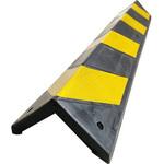 284-7151 Rubber corner protector - black / yellow RS PRO