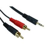 RS PRO RCAケーブル RCA x 2 3.5 mmステレオジャック 1.5m RS PRO
