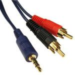 286-2842 RS PRO RCAケーブル RCA x 2 3.5 mmステレオジャック 15m RS PRO