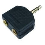 286-2905 RS PRO A/Vコネクタアダプタ 3.5 mm ステレオ 2 x 3.5 mm メスステレオ RS PRO