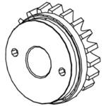 B2112 従動プーリー組品 1．2mm HAKKO(白光)