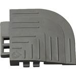 F-126-FC コンドル (風除室用マット)ブイステップマット13 コーナー グレー CONDOR(山崎産業)