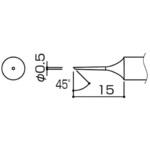 T4-05C こて先 0．5C型 10本入 HAKKO(白光)