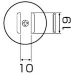 A1184B ノズル SOJ 18mmX8mm HAKKO(白光)