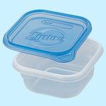REVO タッパー 青 ジッパー付き 袋探（ふくろたん）】タッパー型保存容器 Kiip SLappeR（キープ