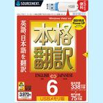 95700 本格翻訳6 USBメモリ版 1個 ソースネクスト 【通販