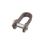 PS-4BN ステンレス リベット式シャックル(ブラウン) 長さ19mm内幅7mm 水本機械製作所