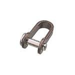 PS-5BN ステンレス リベット式シャックル(ブラウン) 長さ22mm内幅9mm 水本機械製作所