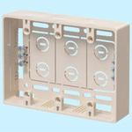 モール用スイッチボックス(3ヶ用) 未来工業 【通販モノタロウ】