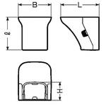 モールダクト付属品 コーナージョイント 未来工業