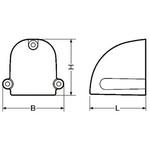 モールダクト付属品 エントランスカバー 未来工業