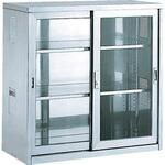 YK-100    (SUS304) 引違いステンレス保管庫 米澤器械工業