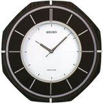 薄型ソーラー電波掛時計 木枠 セイコー(SEIKO) 丸型掛け時計 【通販
