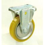 EUWKB-200 静電気帯電防止キャスター 固定ストッパー付 200径 ウレタン車輪 SISIKU(シシク)