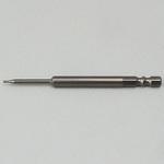V32X-H1.5-100-3 6．35六角シャンクW溝ヘキサゴンビットH1．5全長100先端径3x30 近江精機