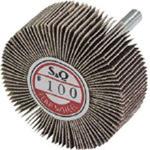 KN5020  320 軸付フラップ金具無し 外径50幅20軸径6mm 320# ムラコ