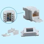 LK6JACK-8 カテゴリー6用キーストンジャック DENSAN(ジェフコム)