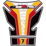 MT-TS027HS タンクパッド イエロー/ホワイト MT-TS027HS MOTO GRAFIX (モトグラフィックス)