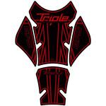 MT-TT020KR タンクパッド ブラック/レッド MT-TT020KR MOTO GRAFIX (モトグラフィックス)