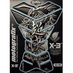 MT-X3-FH タンクパッド ブラック/グレー CHR/シルバー  MT-X3-FH MOTO GRAFIX (モトグラフィックス)