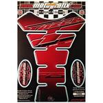 MT-TY004RS1 タンクパッド ブラック/シルバー MT-TY004RS1 MOTO GRAFIX (モトグラフィックス)