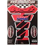 MT-UOFF004S1 タンクパッド レッド/ブラック MT-UOFF004S1 MOTO GRAFIX (モトグラフィックス)