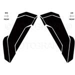 MT-BRG004PK ナンバーボードデカール Protector MT-BRG004PK MOTO GRAFIX (モトグラフィックス)